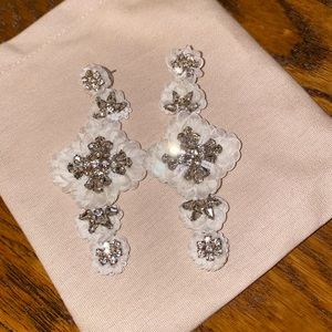 Mignonne Gavigan Mila Lux Earrings Ivory